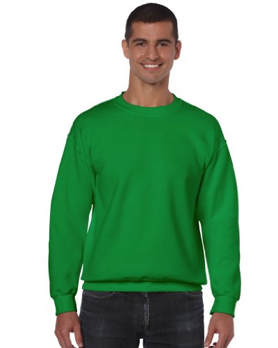 GILDAN Herren 50/50 Adult Crewneck Sweat Sweatshirt, Green (Irish Green), S von Gildan