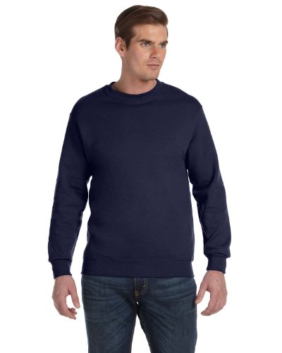 Gildan Herren 50/50 Adult Crewneck Sweat Sweatshirt, blau (Marineblau), XXXL von Gildan