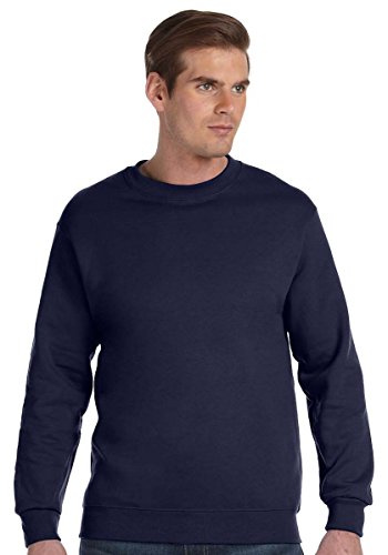 Gildan Herren 50/50 Adult Crewneck Sweat Sweatshirt, blau (Marineblau), XXXL von Gildan