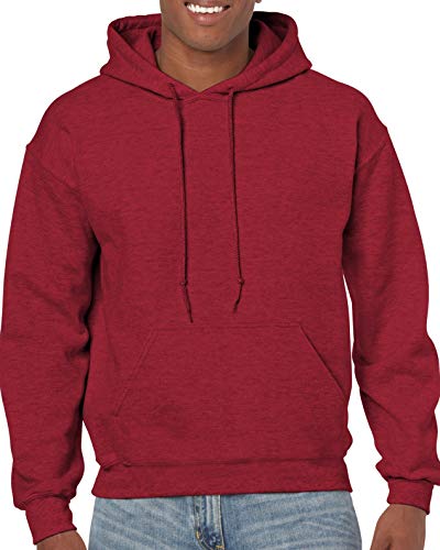 Gildan Sweatshirt mit Kapuze "Heavy Blend" Gr. L, Antikes Kirschrot von Gildan