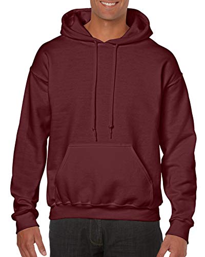 Gildan Sweatshirt mit Kapuze "Heavy Blend" Gr. S, Rot (Maroon 000) von Gildan