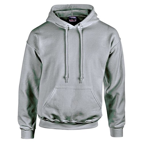 Gildan GD057 Kapuzen-Sweatshirt Heavy Blend Gr. L, Asche von Gildan