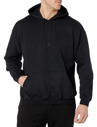 GILDAN Kapuzenpullover für Erwachsene, schwerer Stoff Gr. XXL, Schwarz von Gildan