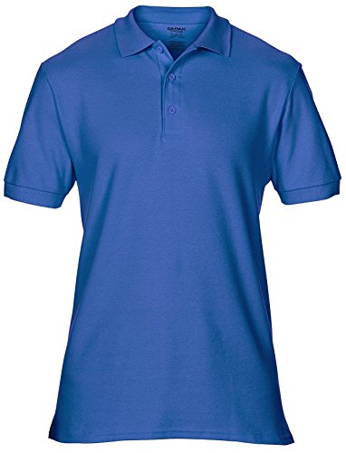 GILDAN Sport-Poloshirt aus hochwertiger Baumwolle, Doppel-Piqué, GD042 Gr. XL, königsblau von Gildan