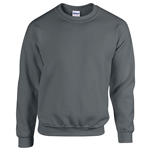 Gildan Herren Sweatshirt, Grau - Dark Heather, XL von Gildan