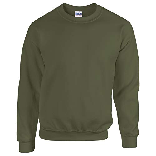 Gildan Herren Sweatshirt, Grün - Military Green, XXL von Gildan