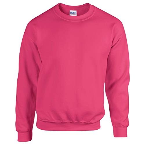 Gildan Herren Sweatshirt, Rosa - Heliconia, S von Gildan