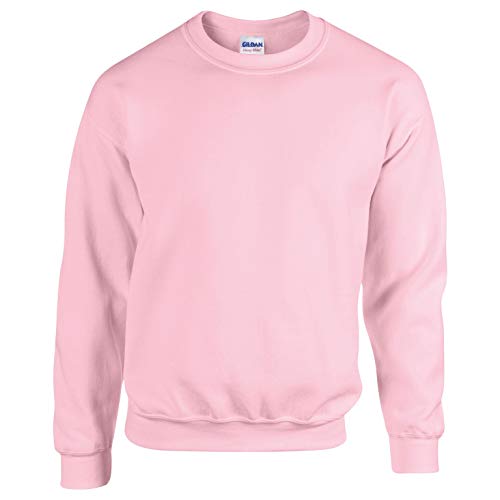 Gildan Herren Sweatshirt, Rosa - Light Pink, M von Gildan
