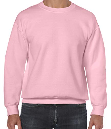 Gildan Herren Sweatshirt, Rosa - Pink, M von Gildan