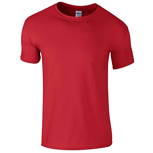 GILDAN Herren Adult 160Gsm T-Shirt, Rot (Red Red), M von Gildan