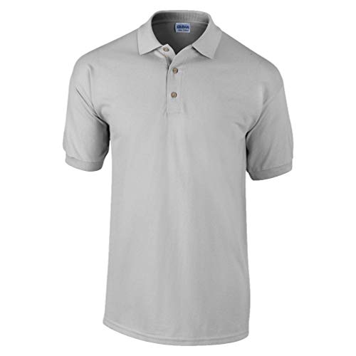 Gildan, Pique-Poloshirt aus Baumwolle Gr. S, Grau (Sports Grey) von Gildan