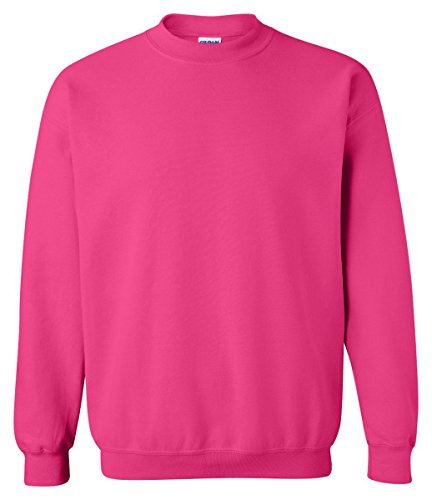 Gildan 18000 - Classic Fit Adult Crewneck Sweatshirt Heavy Blend - First Quality - Heliconia - Medium von Gildan