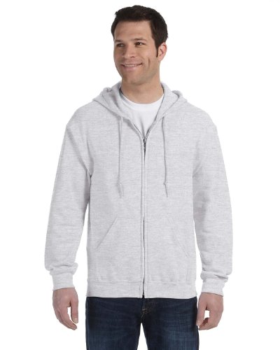 Gildan 18600 Heavy Blend Erwachsene Full Zip Hoodie Hooded Sweatshirt Ash L von Gildan