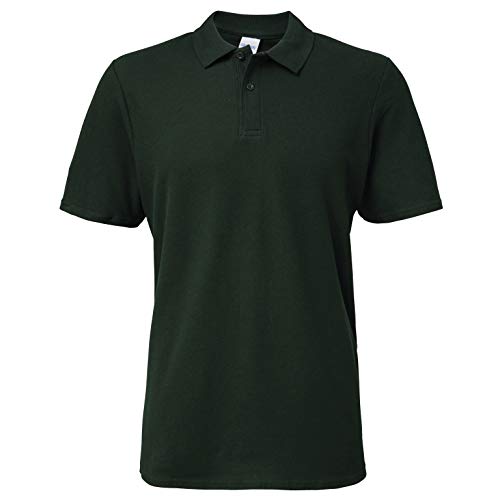 Gildan 64800 Softstyle Erwachsene Double Piqué Poloshirt, Grün (Forest Green), L von Gildan