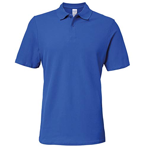Gildan 64800 Softstyle Erwachsene Double Piqué Poloshirt, Königlich (Royal), XL von Gildan