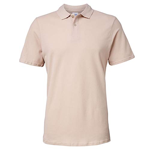 Gildan 64800 Softstyle Erwachsene Double Piqué Poloshirt, Sand, L von Gildan