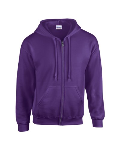 Gildan Blend ™ Erwachsenen Full Zip Kapuzenjacke Lila L von Gildan