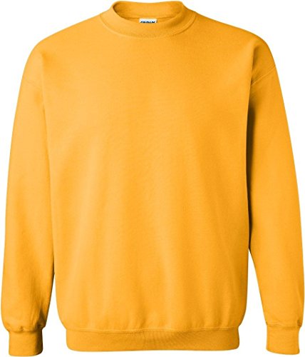 Gildan Herren Sweatshirt Heavy Blend Crewneck Gold L von Gildan