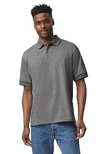 Gildan DryBlend Herren Polo-Shirt, Kurzarm (2XL) (Grau) von Gildan
