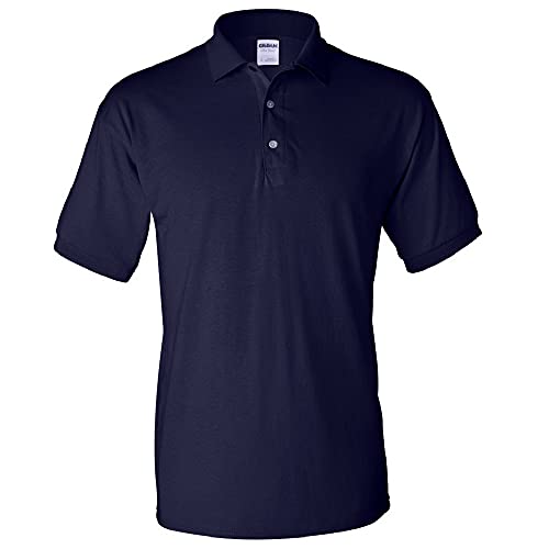 Gildan DryBlend Herren Polo-Shirt, Kurzarm (2XL) (Marineblau) von Gildan