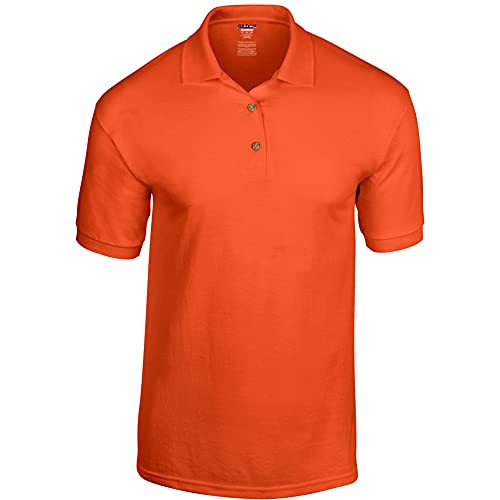 Gildan DryBlend Herren Polo-Shirt, Kurzarm (2XL) (Orange) von Gildan