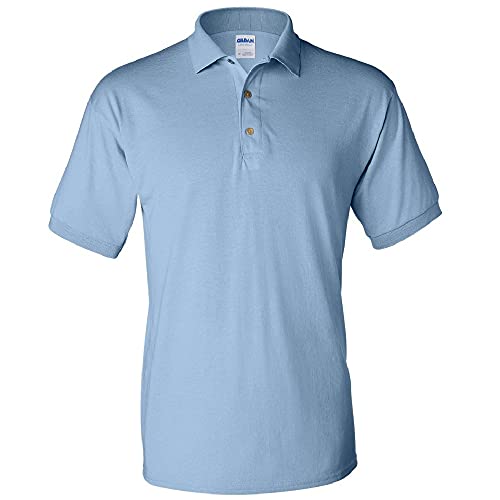 Gildan DryBlend Herren Polo-Shirt, Kurzarm (3XL) (Hellblau) von Gildan