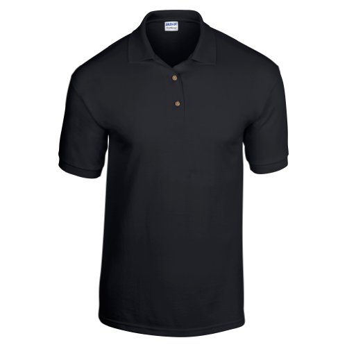 Gildan DryBlend Poloshirt f r Erwachsene, kurz rmelig, Schwarz, 4X-Gro von Gildan