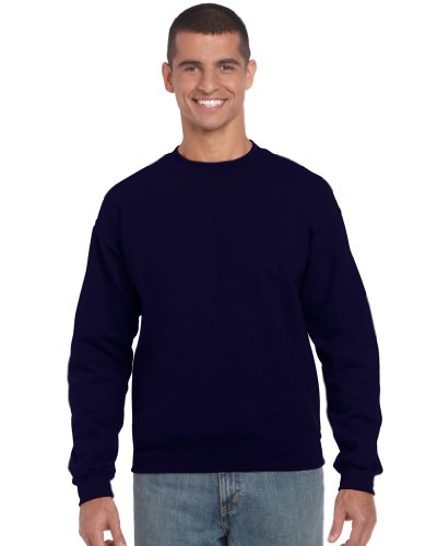 Gildan DryBlend Sweatshirt/Pullover mit Rundhalsausschnitt (M) (Marineblau) von Gildan