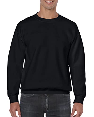 Gildan Erwachsene Fleece Rundhals Sweatshirt Style G18000, onyx, X-Large von Gildan