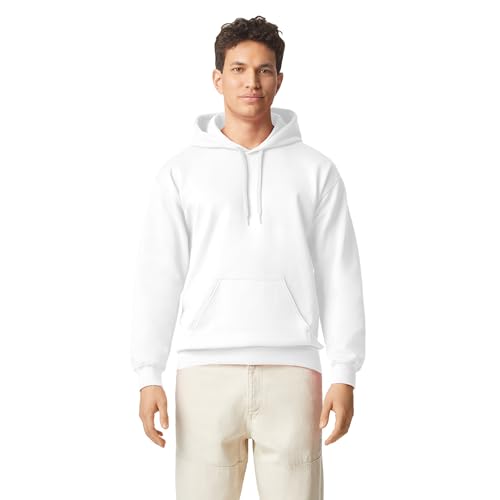 Gildan Softstyle Hoodie Sweatshirt für Erwachsene, Stil GSF500, Weiss/opulenter Garten, S von Gildan