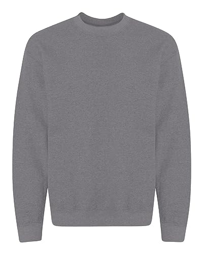 Gildan Fleece Crewneck Sweatshirt Style G18000, Graphit meliert, L von Gildan