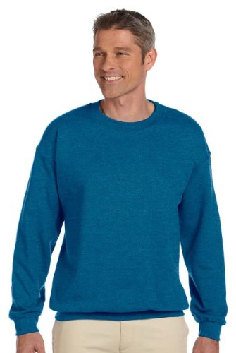 Gildan Fleece-Pullover mit Kapuze für Erwachsene, Stil G18500, Antike Saphir, 4X-Large von Gildan