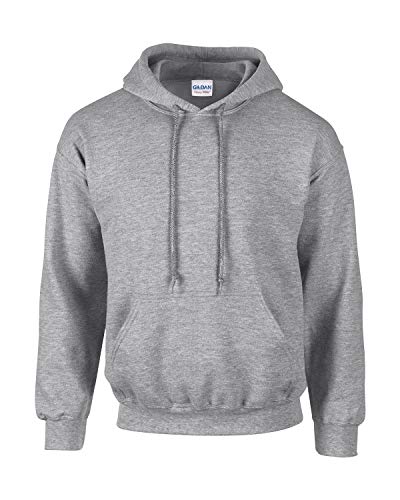 Gildan G185 Heavy Blend Kapuzenpullover für Erwachsene, Grau von Gildan