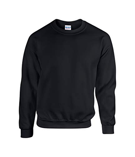 GILDAN Herren 18000 Pullover, Black-Black, M Regular von Gildan