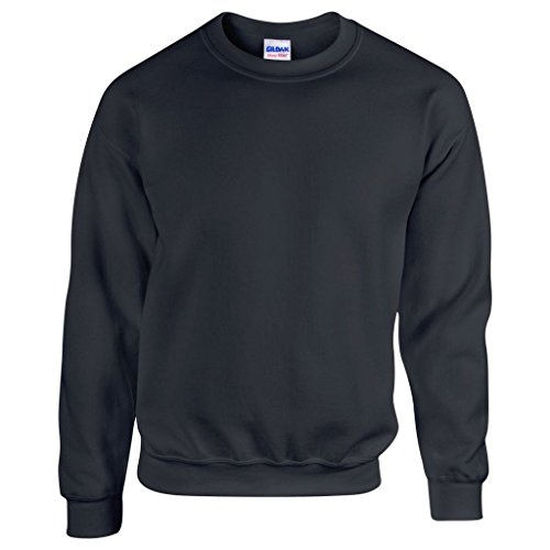 Gildan GILDANHerren Sweatshirt Schwarz Schwarz von Gildan