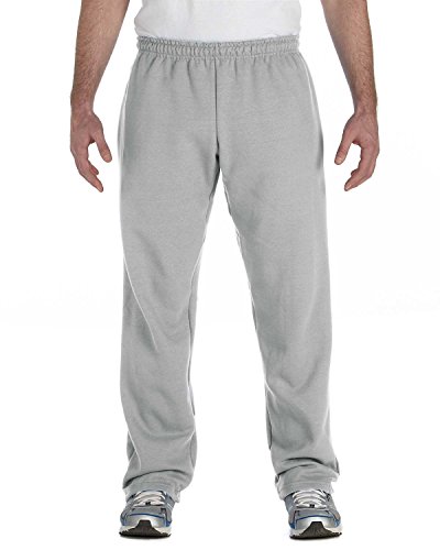 Gildan Heavy Blend Erwachsene Open Bottom Sweatpants, GRAU, XX-Large von Gildan