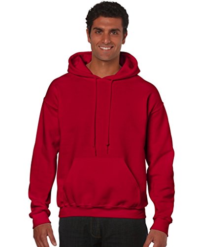 Gildan Heavy Blend Erwachsenen Crewneck Sweatshirt 18000 L, Cherry Red von Gildan