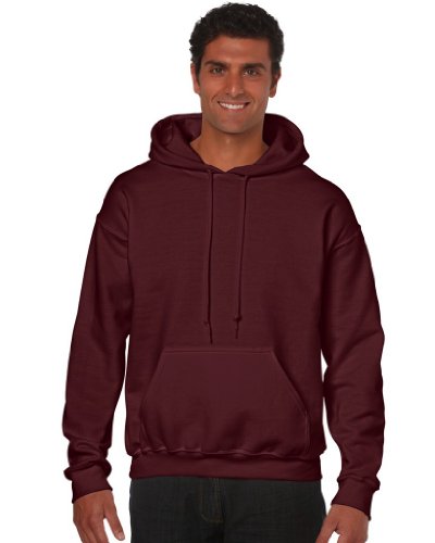 Unbekannt Gildan Erwachsene 50/50 Kapuzenpullover Uni 18500 Gr. Small, braun von Gildan