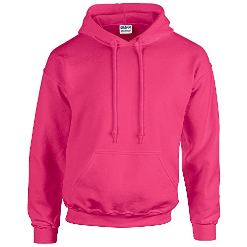 Gildan - Unisex Kapuzenpullover 'Heavy Blend' , Safety Pink, Gr. L von Gildan