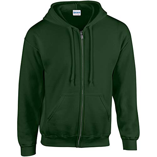 Gildan Heavy Blend Kapuzenjacke (XL) (Waldgrün) von Gildan