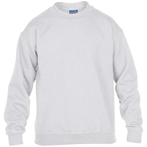 Gildan Herren Sweatshirt, Weiß, S von Gildan