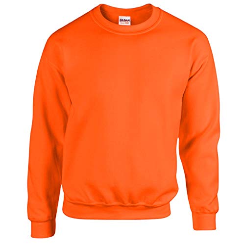 Gildan - Heavy Blend Sweatshirt / Safety Orange, L von Gildan