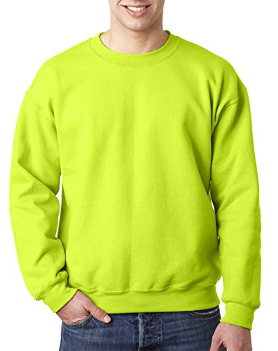 "Gildan "Herren Sweatshirt schwer Blend Crewneck Gelb Safety grün L von Gildan