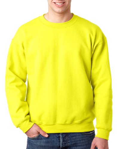 Gildan Herren Sweatshirt, Safety Green, XL von Gildan