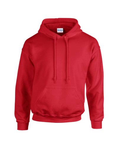 Gildan Heavy Blend Unisex Kapuzenpullover/Hoodie/Kapuzensweater (3XL) (Rot) von Gildan