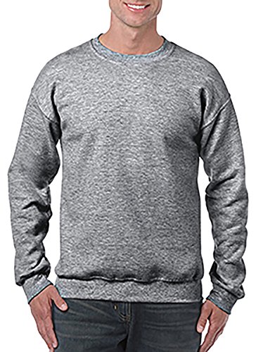 Gildan Herren Sweatshirt, Graphite Heather, XXL von Gildan