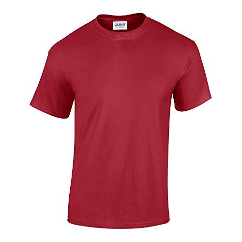 Gildan - Heavy Cotton T-Shirt '5000' / Cardinal Red, 3XL von Gildan