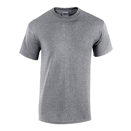 Gildan - Heavy Cotton T-Shirt '5000' / Graphite Heather, XXL von Gildan