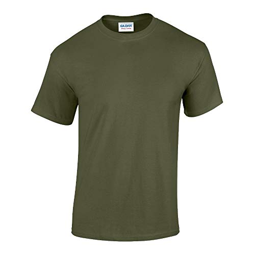 Gildan - Heavy Cotton T-Shirt '5000' / Military Green, 3XL von Gildan