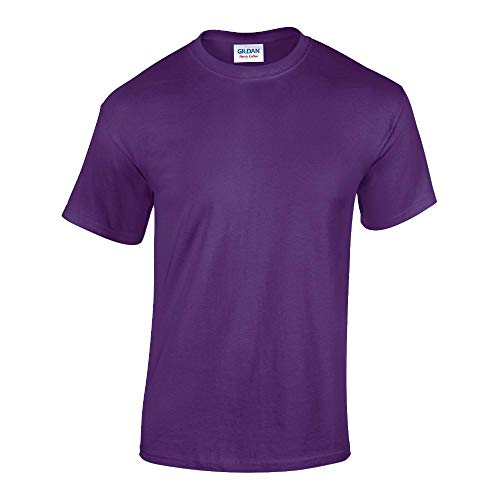 Gildan - Heavy Cotton T-Shirt '5000' / Purple, XXL von Gildan